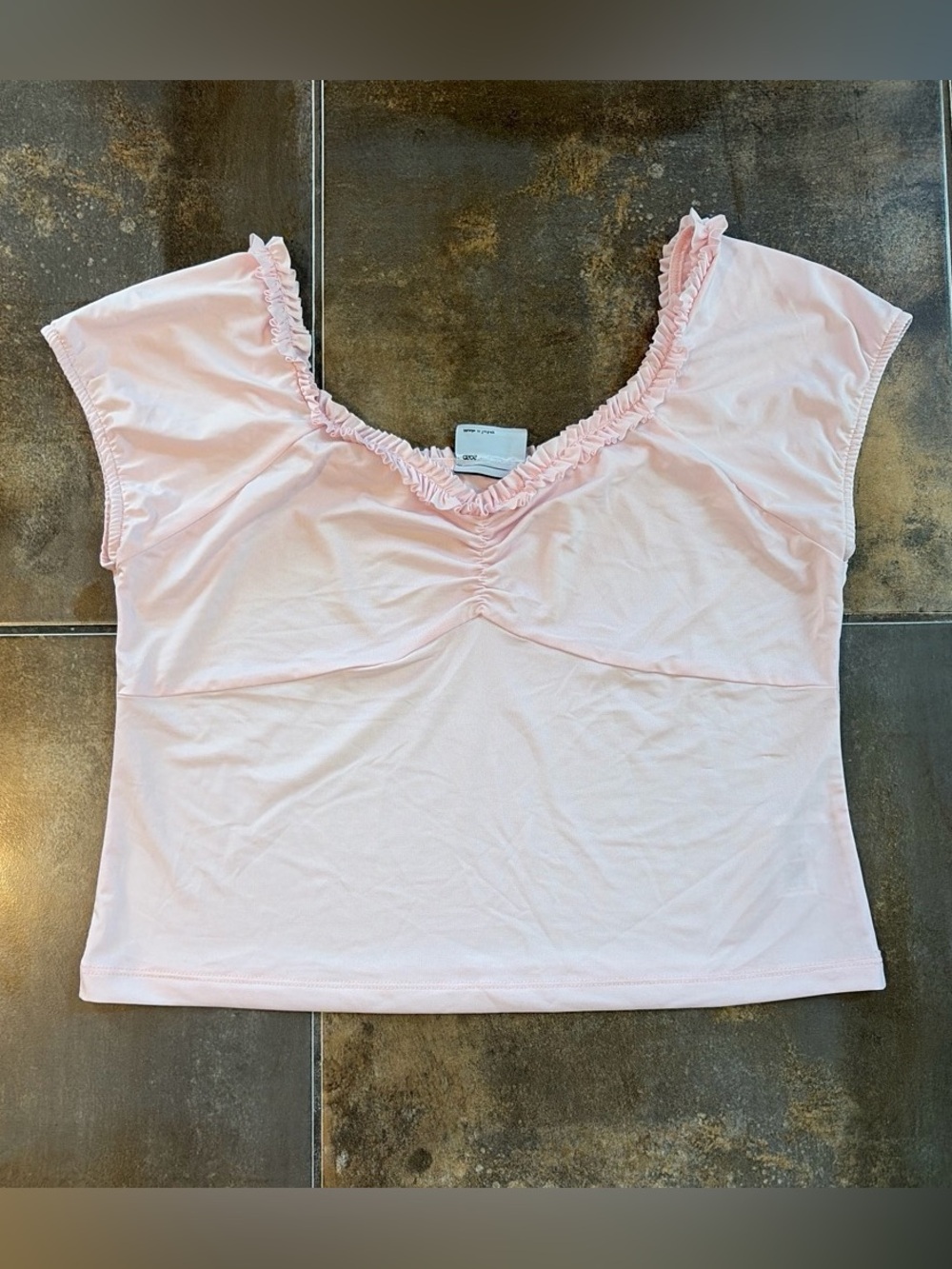 ASOS Pink S/S Blouse in size large